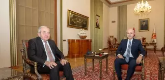 TBMM Başkanı Kurtulmuş, KEİPA Genel Sekreteri Hajiyev'i kabul etti