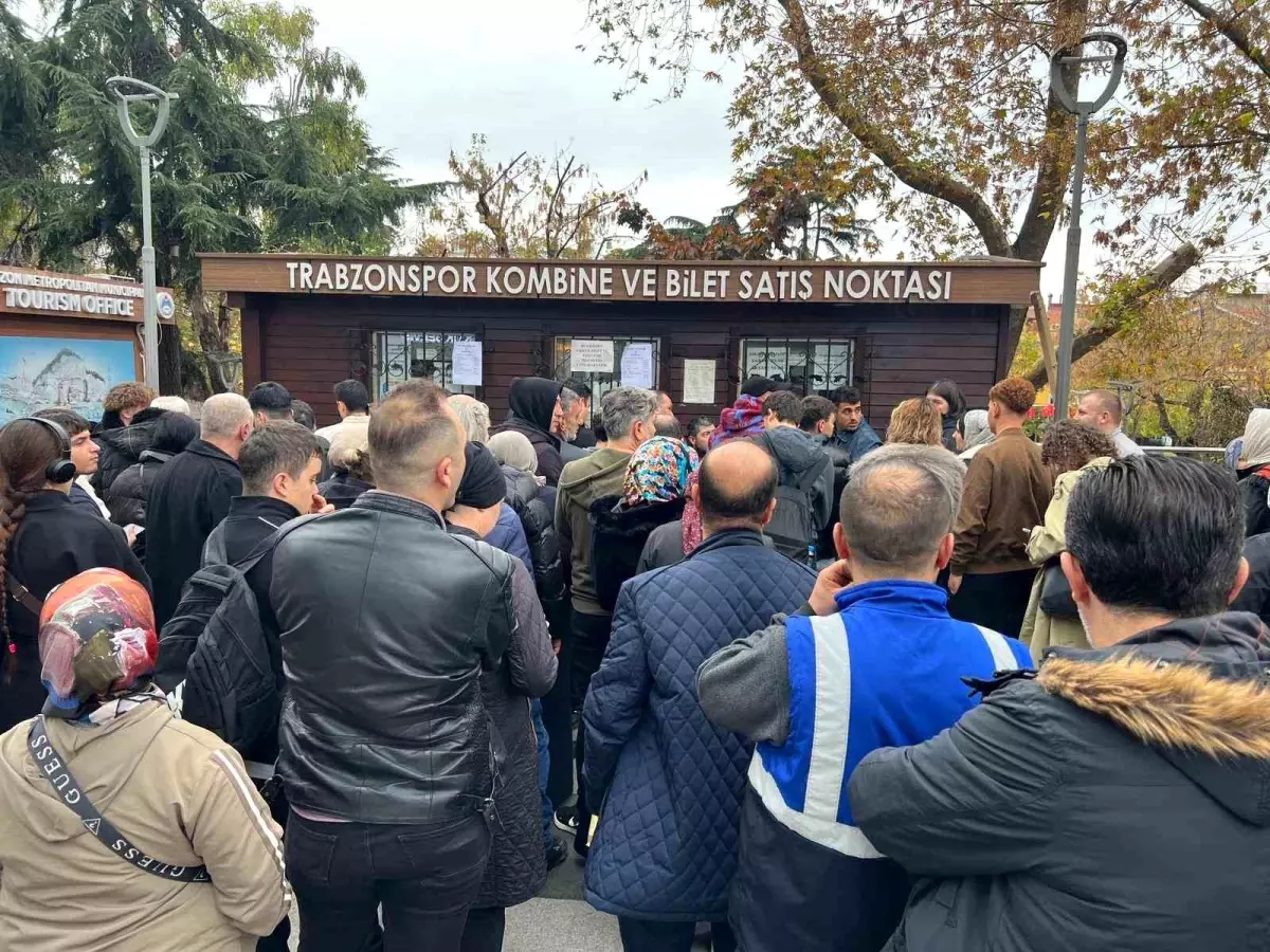 Trabzonspor'da Beşiktaş maçı biletleri satışa çıktı