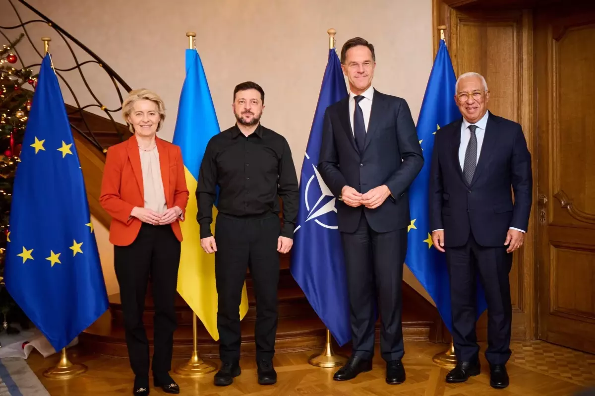 Zelenskiy, Rutte, Costa ve von der Leyen ile görüştü