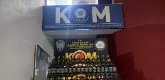 Adana'da kaçak içki ve etil alkol operasyonunda 5 şüpheli yakalandı
