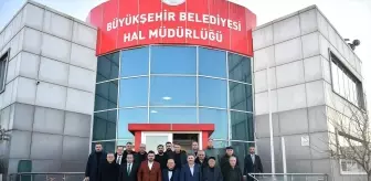 Başkan Büyükkılıç, Hal Kompleksi'ni ziyaret etti
