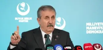 BBP Genel Başkanı Destici, basın toplantısı düzenledi Açıklaması