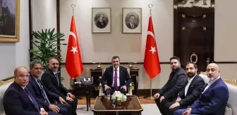 Bingöl Basın Konseyi, Cumhurbaşkanı Yardımcısı Cevdet Yılmaz'ı ziyaret etti