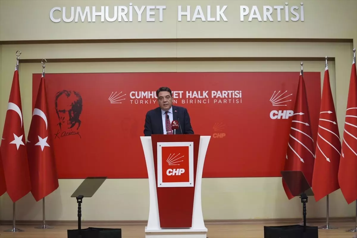 CHP Genel Başkan Yardımcısı Bağcıoğlu basın toplantısı düzenledi Açıklaması
