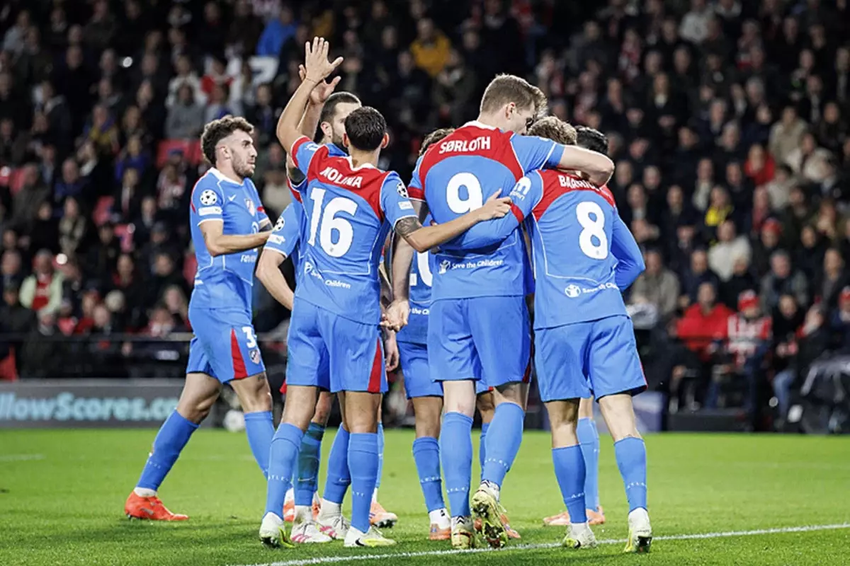 Galatasaray'ın rakibi Atletico Madrid geriye düştüğü maçta hata yapmadı
