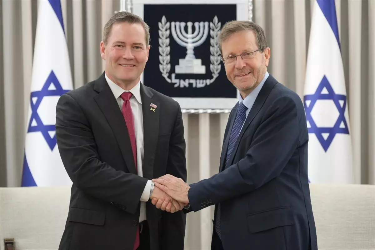 İsrail Cumhurbaşkanı Herzog, ABD'nin BM Daimi Temsilcisi Waltz ile görüştü
