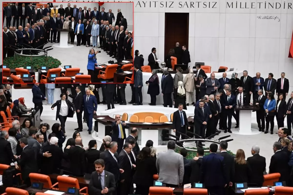 Meclis'te ender görülecek bir an: CHP'li vekilin hareketi AK Partili vekillerden alkış aldı