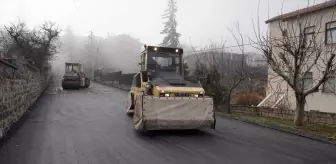 Melikgazi'de Hisarcık Mahallesi'ndeki sıcak asfalt ve yol yapım çalışmaları tamamlandı