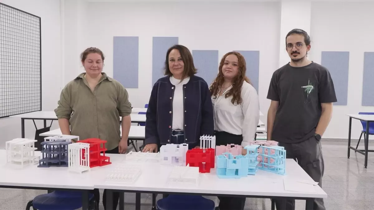 Mimarlık eğitiminde yeni dönem; öğrenciler yapıyı 3D kitlerle öğreniyor