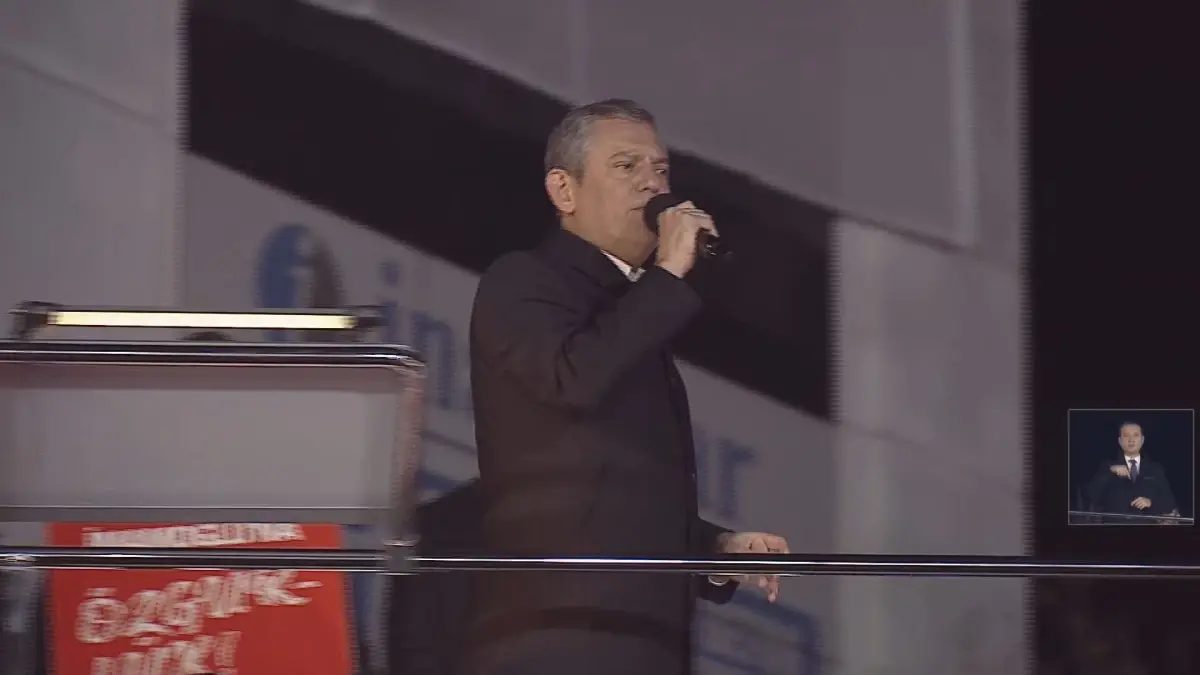 Özgür Özel Çatalca'da konuştu