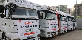 Şanlıurfa'dan Gazze'ye 5 tır insani yardım gönderildi