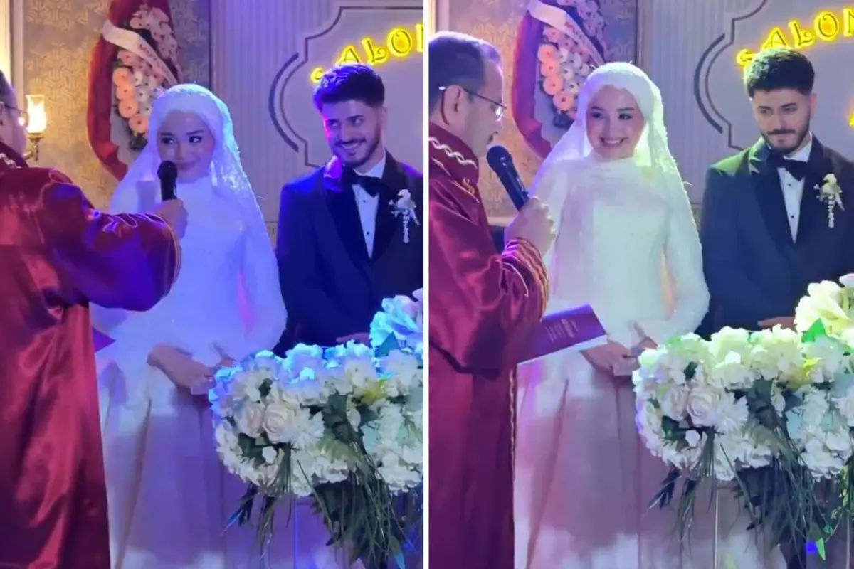 Sosyal medya bu gelini konuşuyor