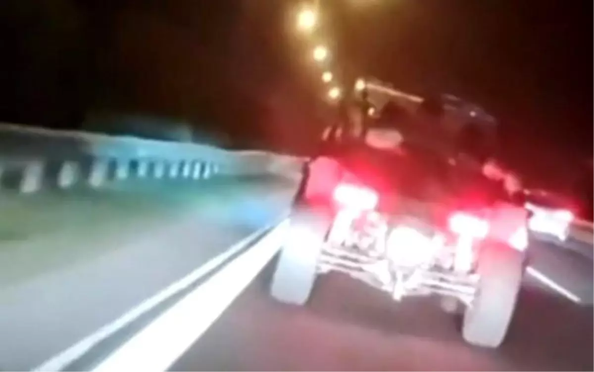 Trafikte tehlikeli hareketler yapan sürücü yakalandı