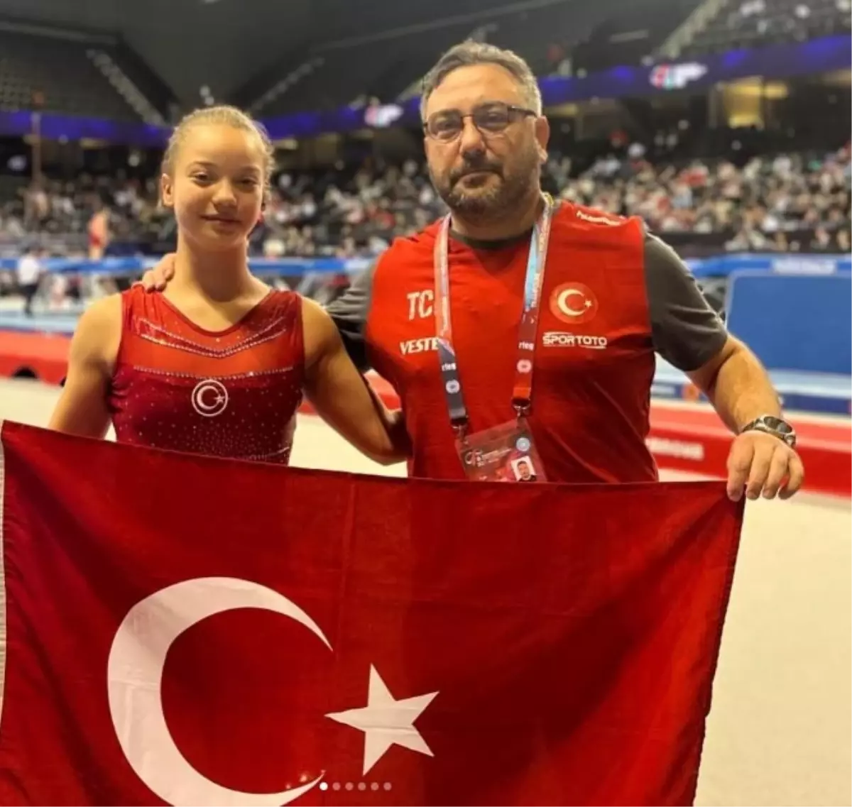 Trambolin cimnastikte bir Türk ilk kez dünya ikincisi oldu; hedefi olimpiyat