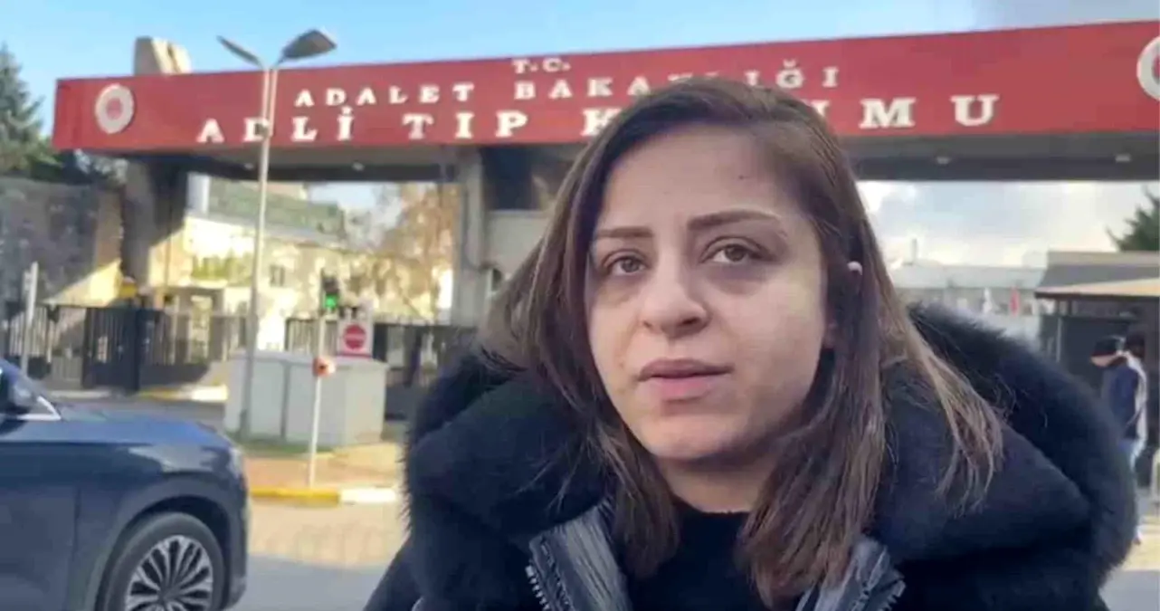 Adli Tıp Kurumu önünde tekme tokat kavga