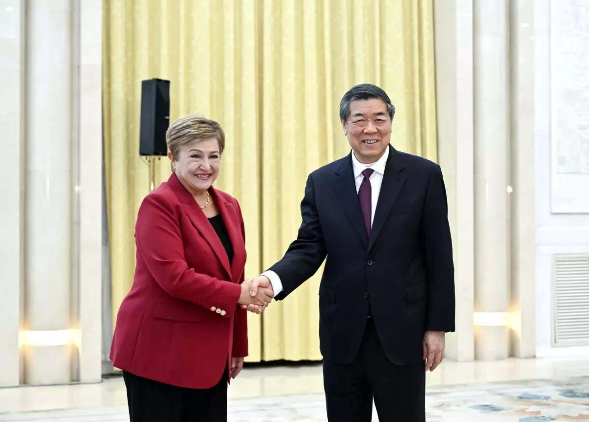 Albüm: Çin Başbakan Yardımcısı, IMF Başkanı ile Görüştü