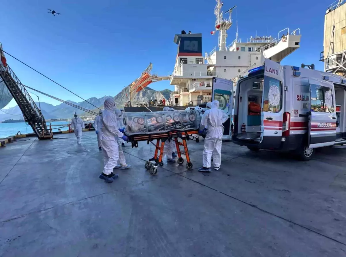 Antalya Limanı'nda uluslararası salgın tatbikatı