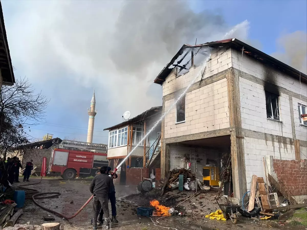 Bilecik'te evde çıkan yangın söndürüldü