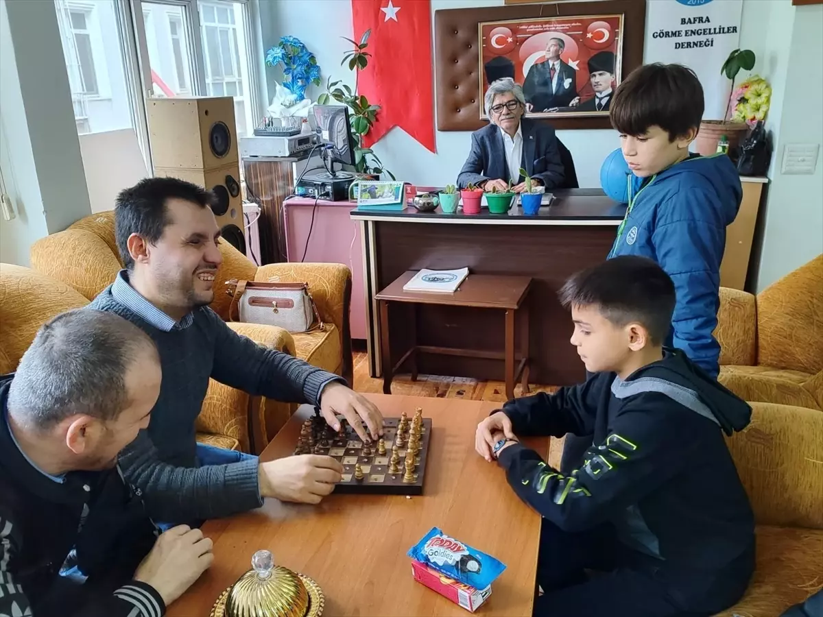 Borsa İstanbul YBO öğrencilerinden Bafra Görme Engelliler Derneğine ziyaret