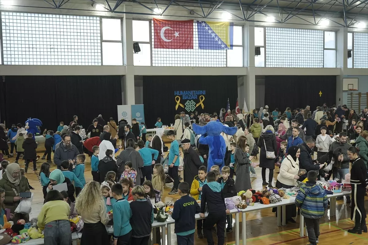 Bosna Hersek'teki Maarif Okullarındaki öğrenciler, kanserli çocuklar için kermes düzenledi