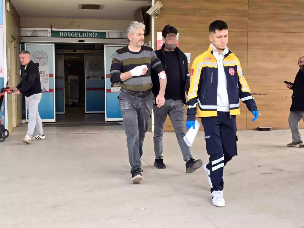 Bursa'da fabrika işçisi elini testereye kaptırdı