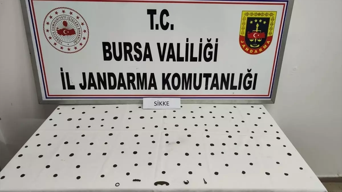 Bursa'da tarihi eser operasyonunda 2 zanlı yakalandı