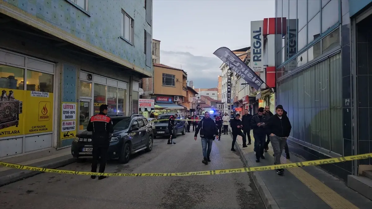 Çorum'da silahlı kavgada 1 kişi yaralandı