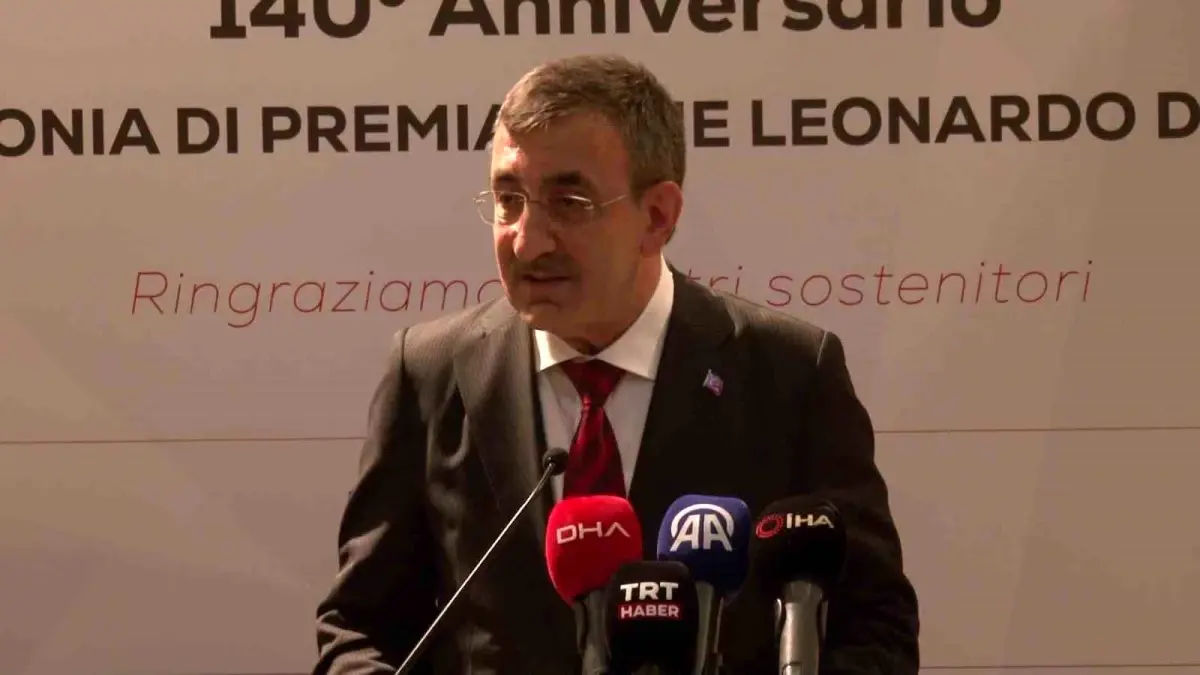 Cumhurbaşkanı Yardımcısı Cevdet Yılmaz: 'Türk şirketleri İtalyan pazarında giderek daha dinamik bir rol oynamaktadır'