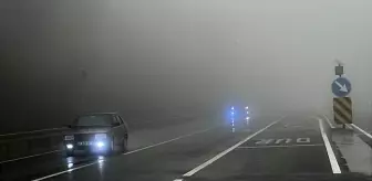 D-100 kara yolunun Bolu Dağı kesiminde sağanak ve sis etkili oldu