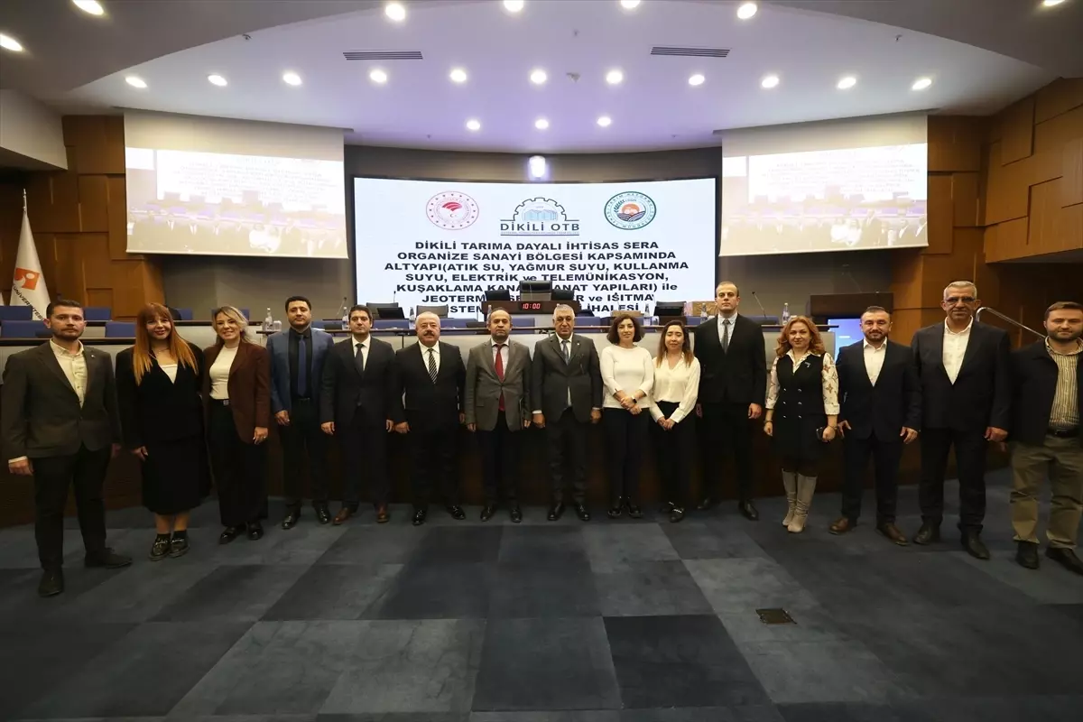 Dikili'deki ihtisas sera organize sanayi bölgesinin altyapı ihalesi sonuçlandı