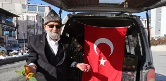 'Elmacı Dede' Hakkari'deki askerlere elma ve mandalina getirdi