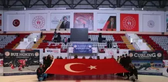 Erzurum'da Buz Hokeyi Kış Spor Oyunları'nın açılışı yapıldı