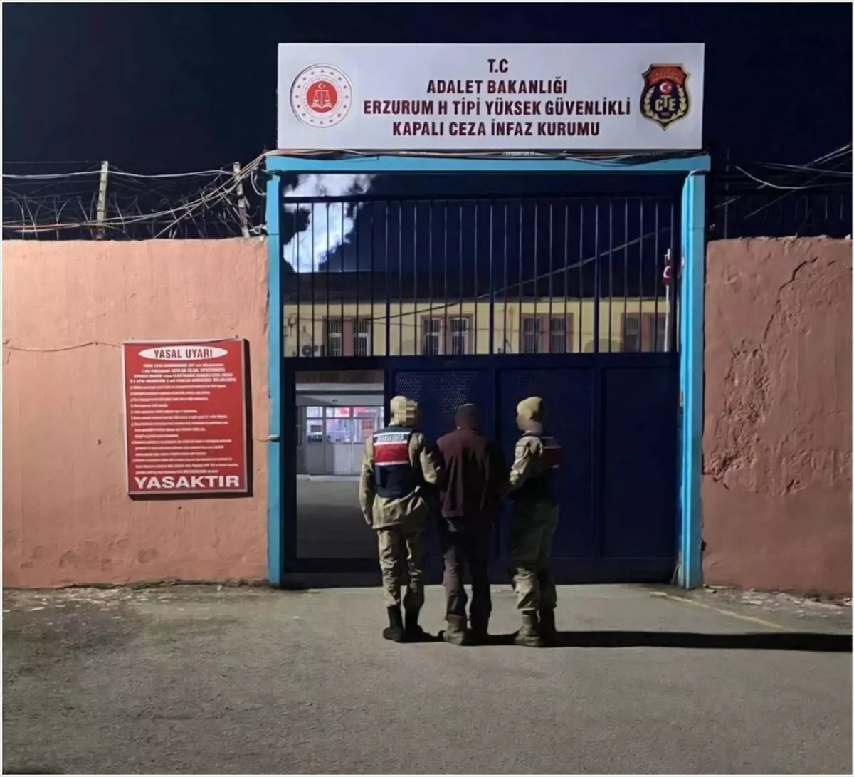 Erzurum'da firari FETÖ hükümlüsü yakalandı