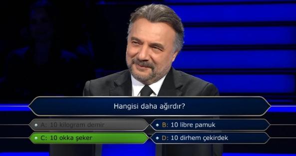 Hangisi daha ağırdır (Kim Milyoner Olmak İster)? Hangisi daha ağırdır (Kim Milyoner Olmak İster)?