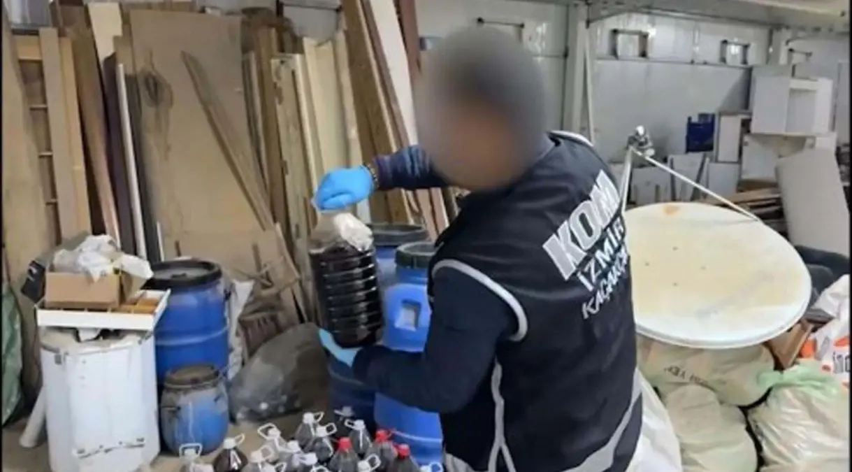 İzmir'de yeni yıl öncesi alkol ve tütün operasyonu