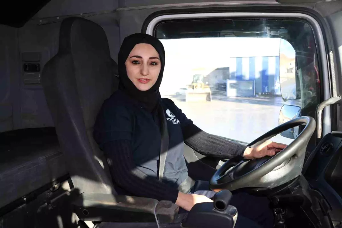 'Kadınsın yapamazsın' dediler, şimdi tır şoförlüğü yapıyor