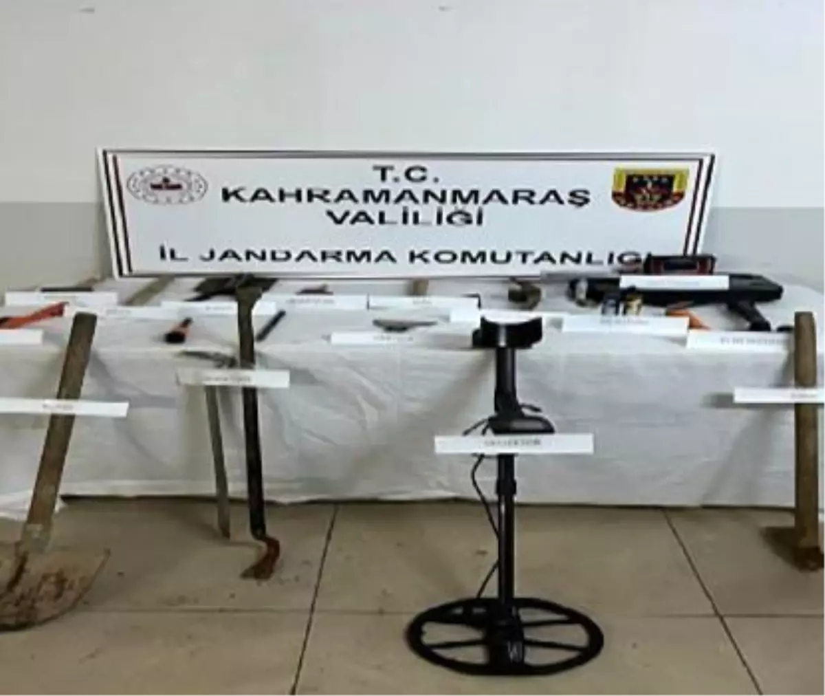 Kahramanmaraş'ta kaçak kazı operasyonu: 11 şüpheli yakalandı