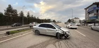 Karabük'te 2 otomobilin çarpıştığı kazada 1 kişi yaralandı