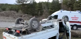 Kastamonu'da kamyonetle otomobilin çarpışması sonucu bir kişi öldü, bir kişi yaralandı