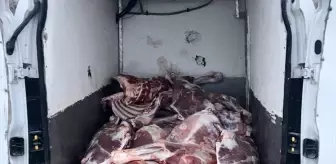 Kırşehir'de 6,1 ton kaçak ve bozulmuş hayvansal ürün ele geçirildi