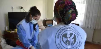 Kocasinan'da yatağa bağımlı vatandaşlara düzenli olarak kişisel bakım desteği veriliyor