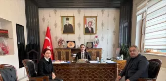 Küre Gençlik ve Spor İlçe Müdürlüğü personeli Kaymakam Hasan Çakır'ı ziyaret etti