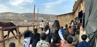 Mardin'de çiftlikte çocuklara yönelik etkinlik düzenlendi