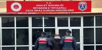 Nevşehir'de 18 yıl 4 ay kesinleşmiş hapis cezası bulunan firari yakalandı