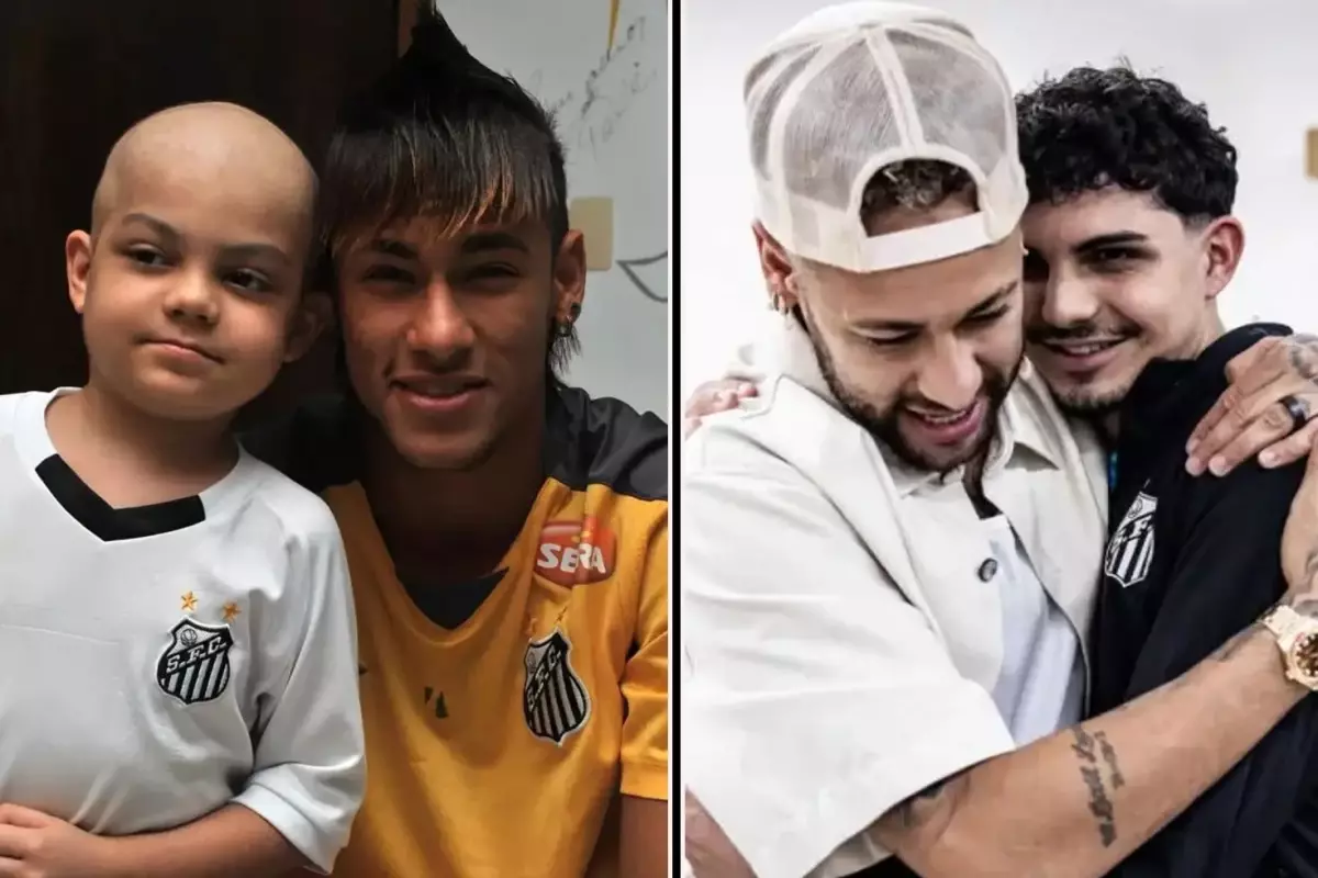 Neymar, 2012 yılında lösemiyle mücadele eden hayranıyla yeniden bir araya geldi