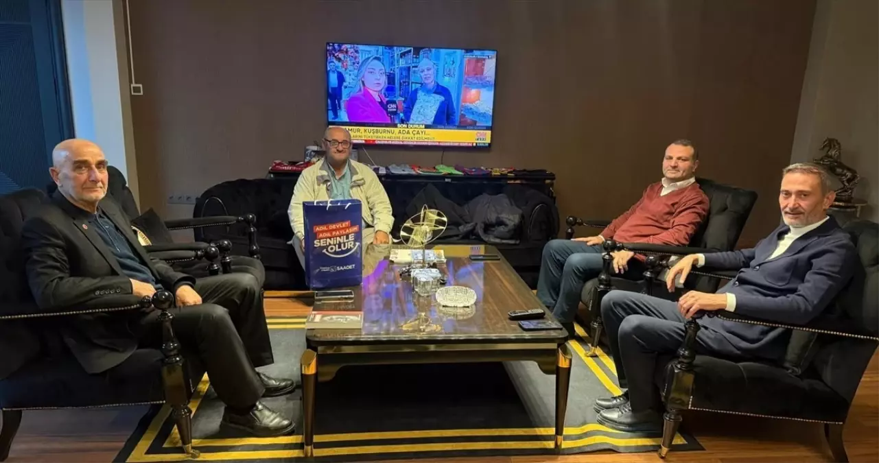 Saadet Partisi Sinop İl Başkanı Üçüncüoğlu'ndan OSB Başkanı Çakan'a ziyaret