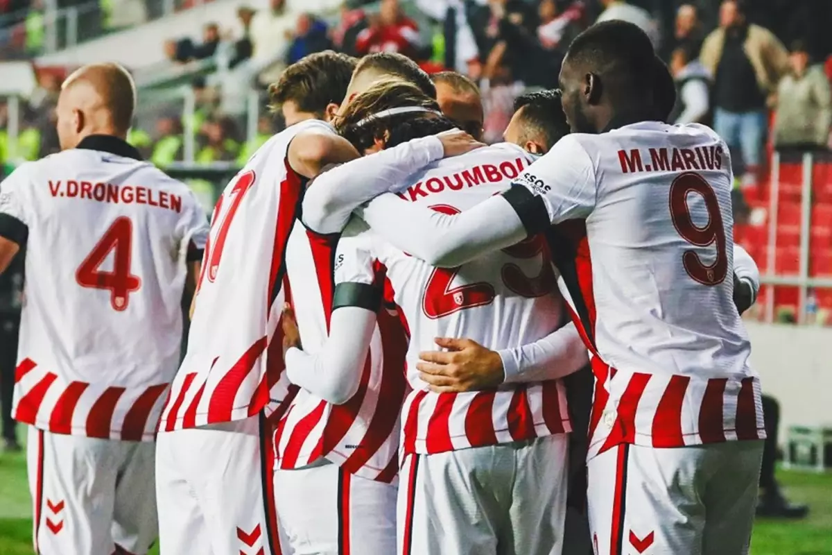 Samsunspor Avrupa'da ilk kez kaybetti