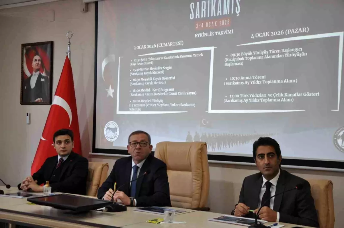 Sarıkamış Şehitleri 3-4 Ocak'ta anılacak