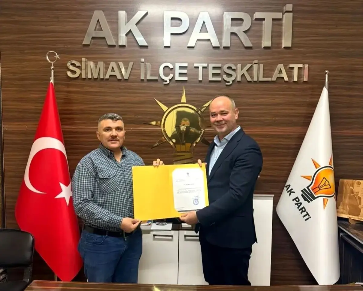 Simav'da Volkan Kırbıyık mahalle başkanı oldu