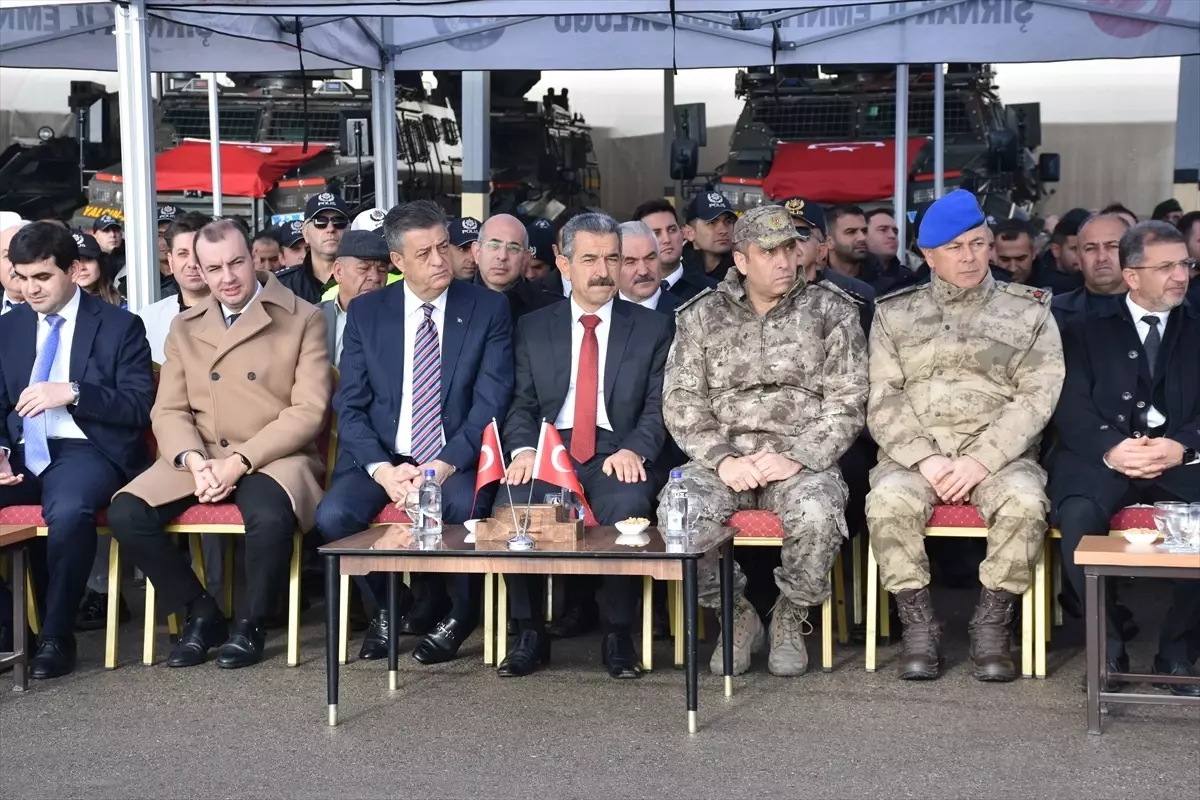 Şırnak'ta emniyet ve jandarma teşkilatının araç filosuna 159 yeni araç eklendi
